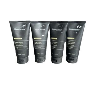 4 pk Hawthorne Lightweight Face Lotion Geranium‎ Leaf 4 oz each